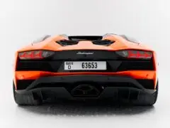 Lamborghini Aventador SV Back
