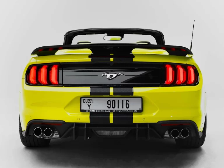 Ford Mustang Convertible Back View