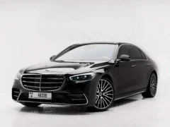 Rent Mercedes Benz S500 Black Dubai