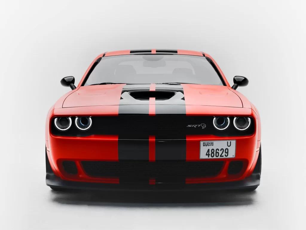 Dodge Challenger in Dubai Front