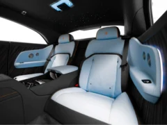 Rolls Royce Spectre back interior