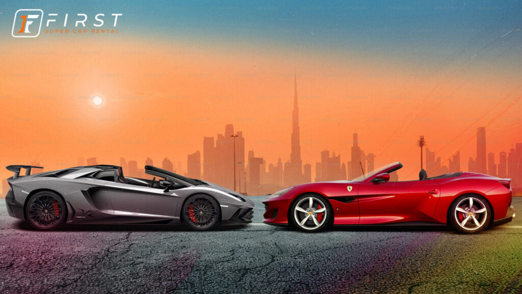 Ferrari Portofino VS Lamborghini Aventador SV