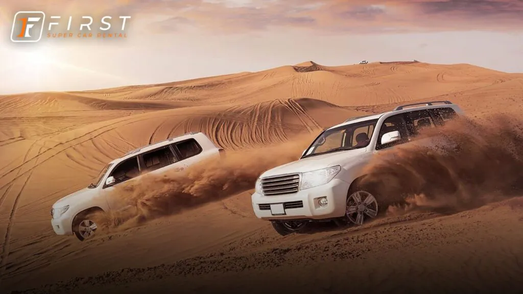 Exploring Dubai in Desert Car