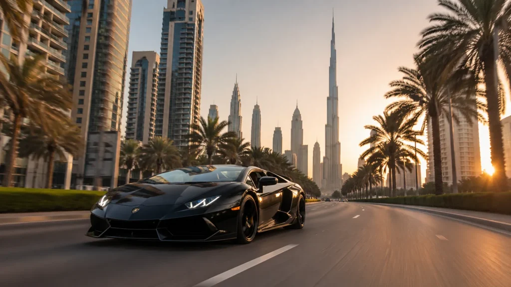 Best places to drive a supercar in Dubai