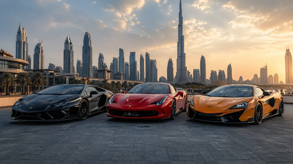 Lamborghini vs Ferrari vs McLaren Dubai