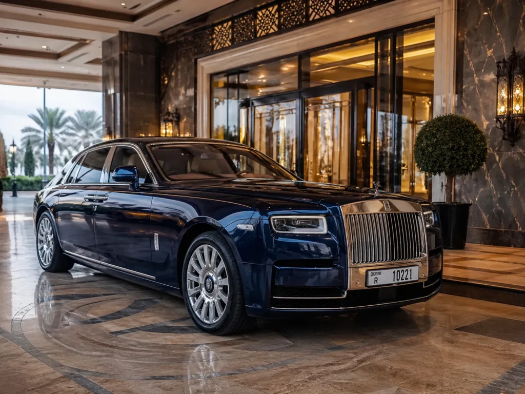 luxury car rental with driver dubai