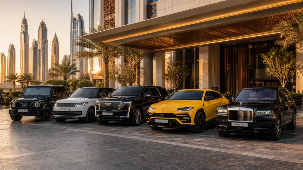best SUV to rent in Dubai