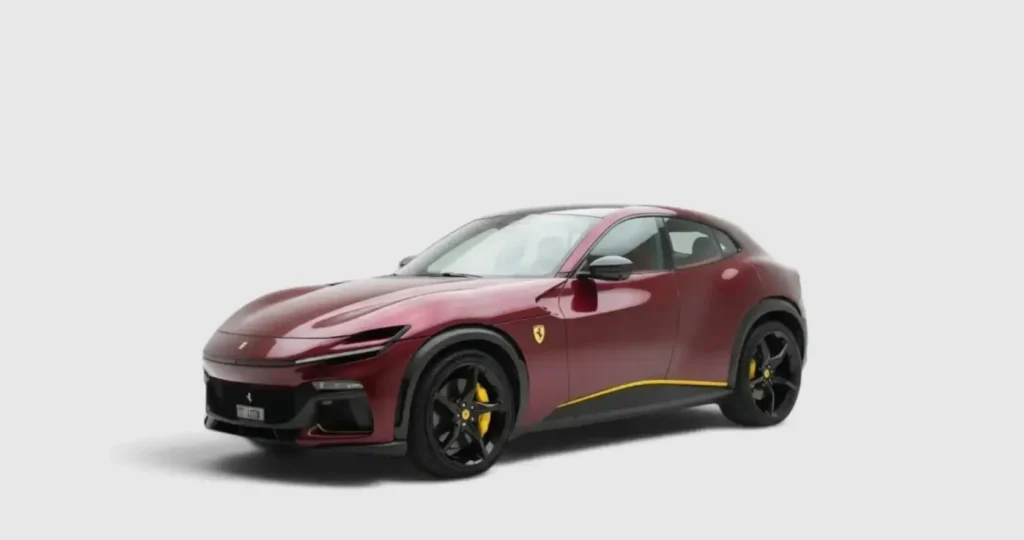 Ferrari Purosangue S Metallic red