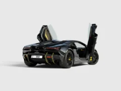 lamborghini revuelto black rear doors open