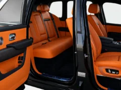 rolls royce cullinan 2025 black aa78072 orange interior coach doors open 2000x970