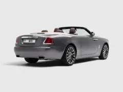 rolls royce dawn grey back view