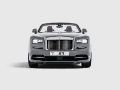 rolls royce dawn grey front view
