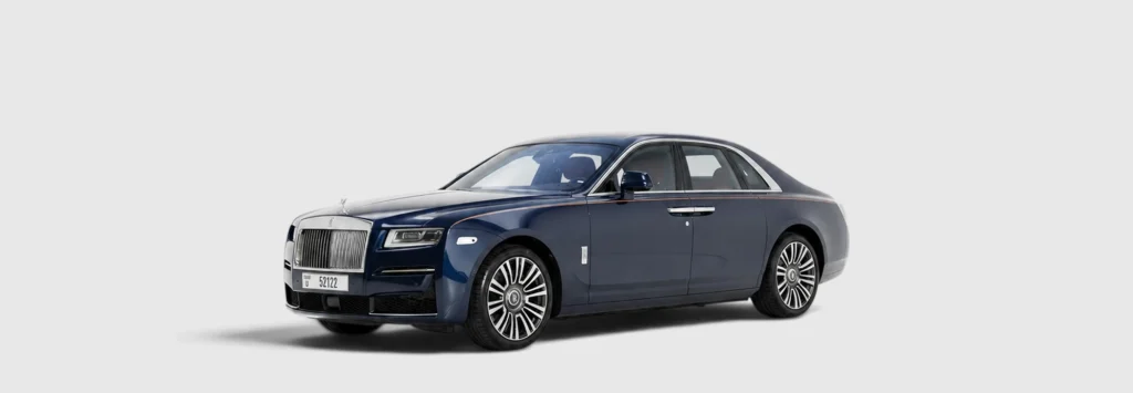 Rolls Royce Ghost blue